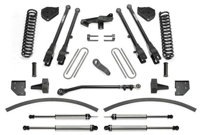 Fabtech 17-21 Ford F250/F350 4WD Diesel 8in 4Link Sys w/Coils & Dlss Shks - eliteracefab.com