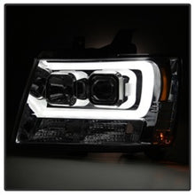 Load image into Gallery viewer, Spyder 07-14 Chevy Suburban/1500/2500/Tahoe V2 Projector Headlights Chrome PRO-YD-CSUB07V2-DRL-C - eliteracefab.com