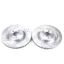 Load image into Gallery viewer, Power Stop 05-10 Chrysler 300 Front Evolution Drilled &amp; Slotted Rotors - Pair - eliteracefab.com