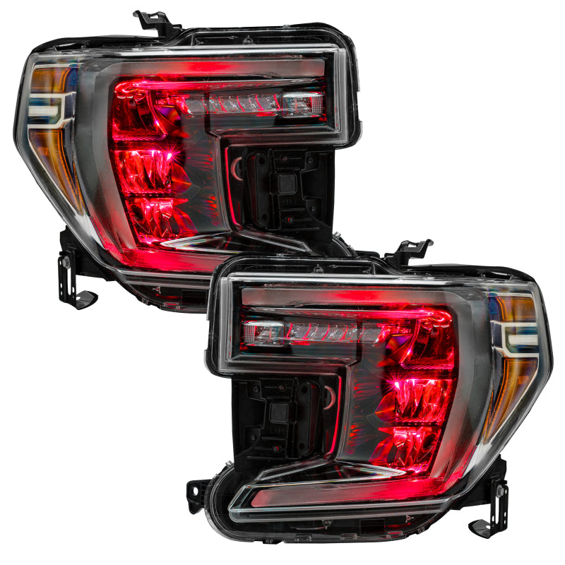 Oracle 19-21 Silverado/Sierra 1500 RGB Demon Eye Headlight Upgrade Kit - ColorSHIFT w/o Controller - eliteracefab.com