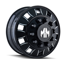 Load image into Gallery viewer, Mayhem 8180 BigRig 22x8.25 / 10x285.75 BP / 169mm Offset / 220.1mm Hub Inner Black Wheel