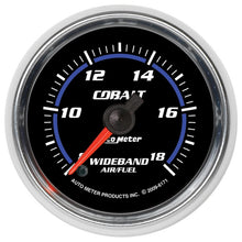 Load image into Gallery viewer, Autometer Cobalt 52mm Wideband Analog Air/Fuel Ratio Gauge.