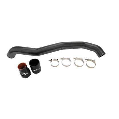 Wehrli 11-16 Chevrolet 6.6L LML Duramax Driver Side 3in Intercooler Pipe - Gloss Black - eliteracefab.com