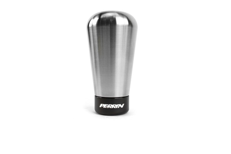 Perrin 15+ WRX w/ Rattle Fix Tapered 1.8in Brushed Stainless Steel Shift Knob - eliteracefab.com