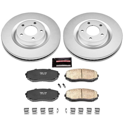 Power Stop 07-15 Ford Edge Front Z17 Evolution Geomet Coated Brake Kit - eliteracefab.com