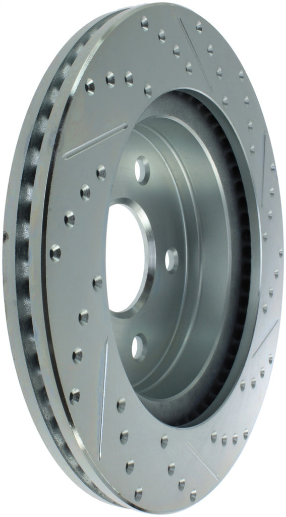 StopTech Select Sport 04-09 Dodge Durango / 02-05 Ram 1500 Slotted and Drilled Right Front Rotor - eliteracefab.com