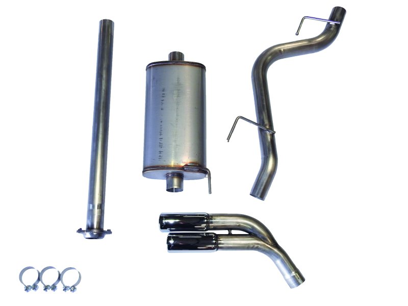 JBA 15-20 Ford F-150 2/4WD 2.7L/3.5L/5.0L 304SS Dual Side Exit Cat-Back Exhaust JBA