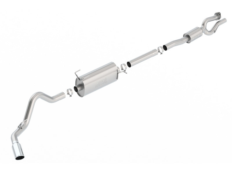 Borla S-Type Cat-Back 17-19 Ford F-250/350 Super Duty Side Exit Exhaust - 5in tip - eliteracefab.com