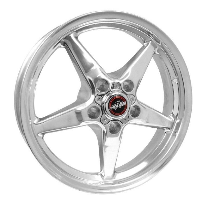 Race Star 92 Drag Star 17x4.50 5x4.50bc 1.75bs Direct Drill Polished Wheel - eliteracefab.com