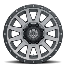 Load image into Gallery viewer, ICON Compression HD 18x9 8x170 6mm Offset 5.25in BS Titanium Wheel - eliteracefab.com