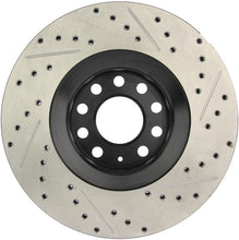 Load image into Gallery viewer, STOPTECH 05-06 AUDI A4 QUATTRO/ 02-04 A6 QUATTRO / 99-02 S4 FRONT RIGHT SLOTTED &amp; DRILLED ROTOR, 127.33096R - eliteracefab.com