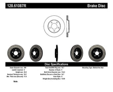 Load image into Gallery viewer, StopTech 05-10 Ford Mustang V6/4.0L / GT V8/4.6L Cross Drilled Right Rear Rotor - eliteracefab.com