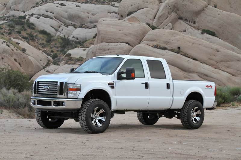 Fabtech 08-16 Ford F250/350/450 4WD 8 Lug 4in Budget Sys w/Dlss Shks - eliteracefab.com