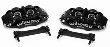 Load image into Gallery viewer, Wilwood Narrow Superlite 4R Rear Caliper &amp; Bracket Kit - Black 97-13 C5/C6 Corvette w/ OEM Rotors - eliteracefab.com