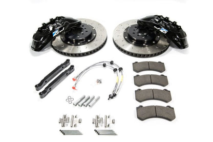 Alcon 2009+ Nissan GT-R R35 412x36mm Rotor Grey 6 Piston Caliper RC6 Front Axle Kit Alcon