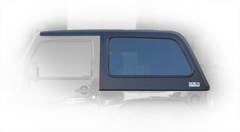 DV8 Offroad 07-18 Jeep Wrangler JK 2 Piece Fast Back Hard Top 2 Door - eliteracefab.com