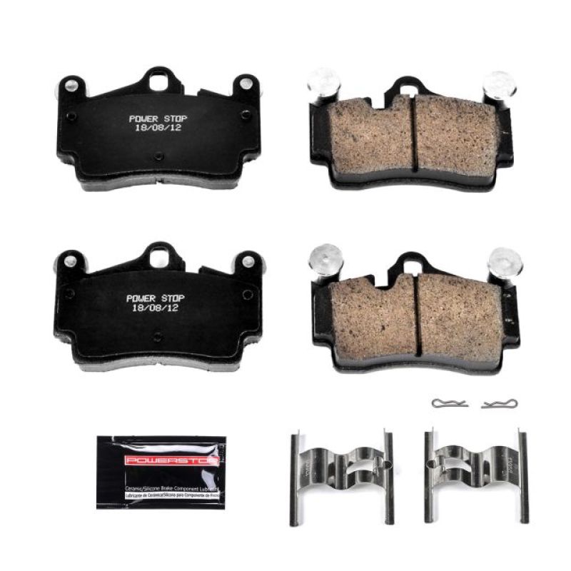 Power Stop 07-15 Audi Q7 Rear Z23 Evolution Sport Brake Pads w/Hardware - eliteracefab.com