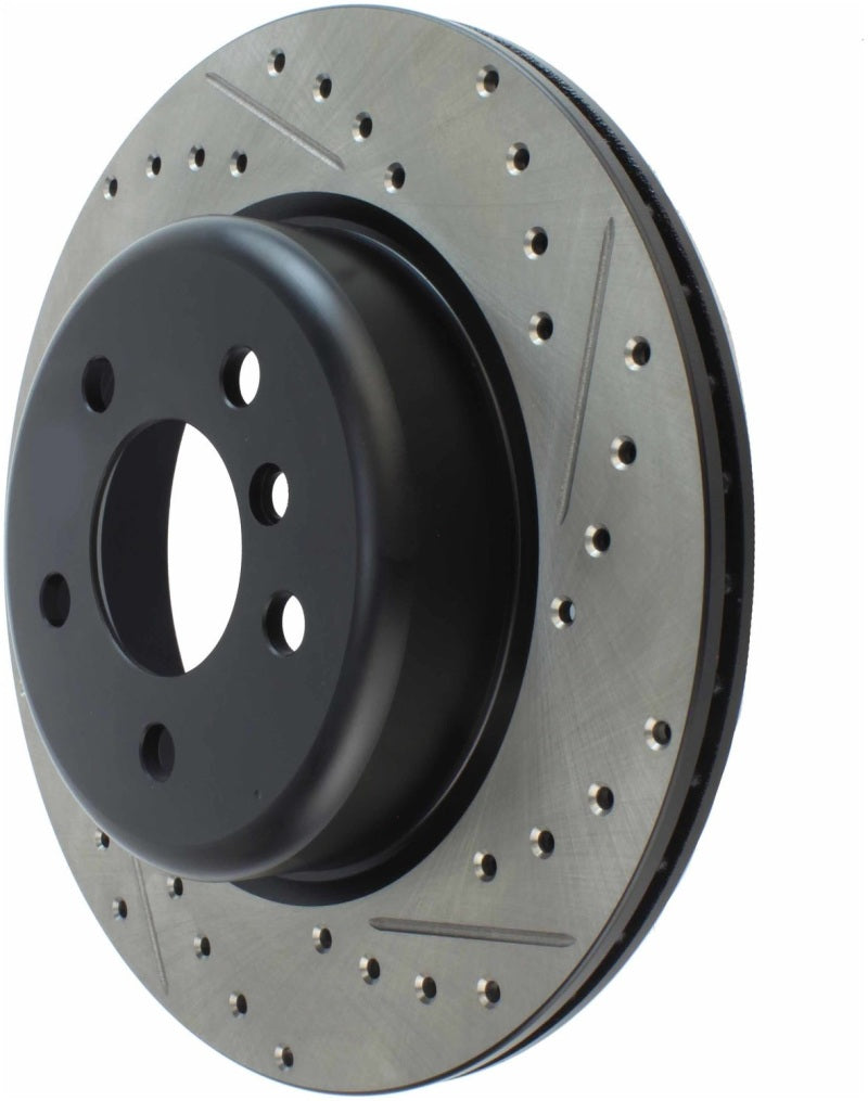 STOPTECH 2011-2013 BMW 535I / 2012-2016 BMW 640I SLOTTED & DRILLED REAR LEFT BRAKE ROTOR, 127.34131L - eliteracefab.com