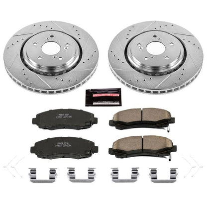 Power Stop 15-19 Acura TLX Front Z23 Evolution Sport Brake Kit PowerStop