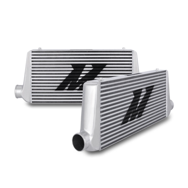 Mishimoto Universal Silver R Line Intercooler Overall Size: 31x12x4 Core Size: 24x12x4 Inlet / Outle - eliteracefab.com