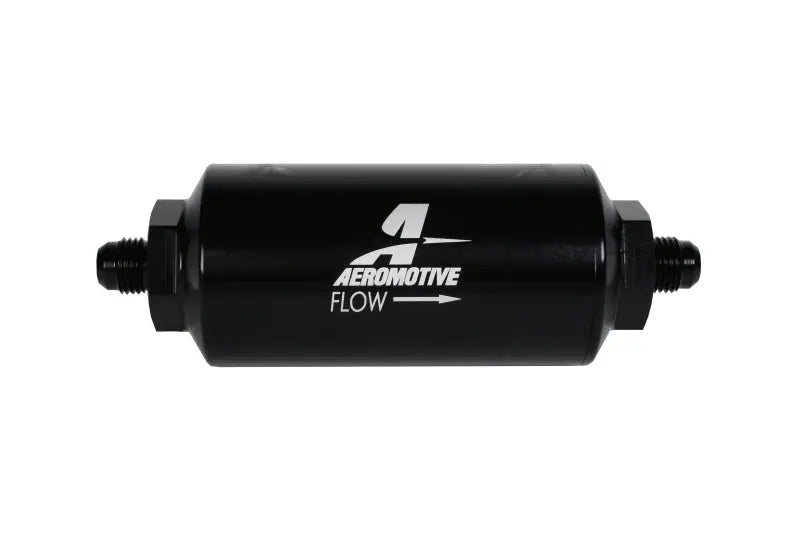 Aeromotive Fuel Filter 100 Micron AN-06 Male Black - eliteracefab.com