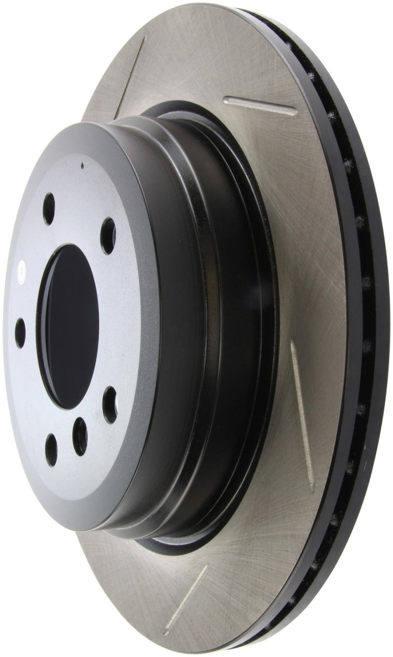 StopTech Power Slot 9/07-09 BMW 328 / 06 BMW 325 E90 AWD Rear Left Slotted Rotor Stoptech