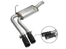 Load image into Gallery viewer, aFe Rebel Series CB Middle-Side Exit SS Exhaust w/ Black Tips 09-16 GM Silverado/Sierra V6/V8