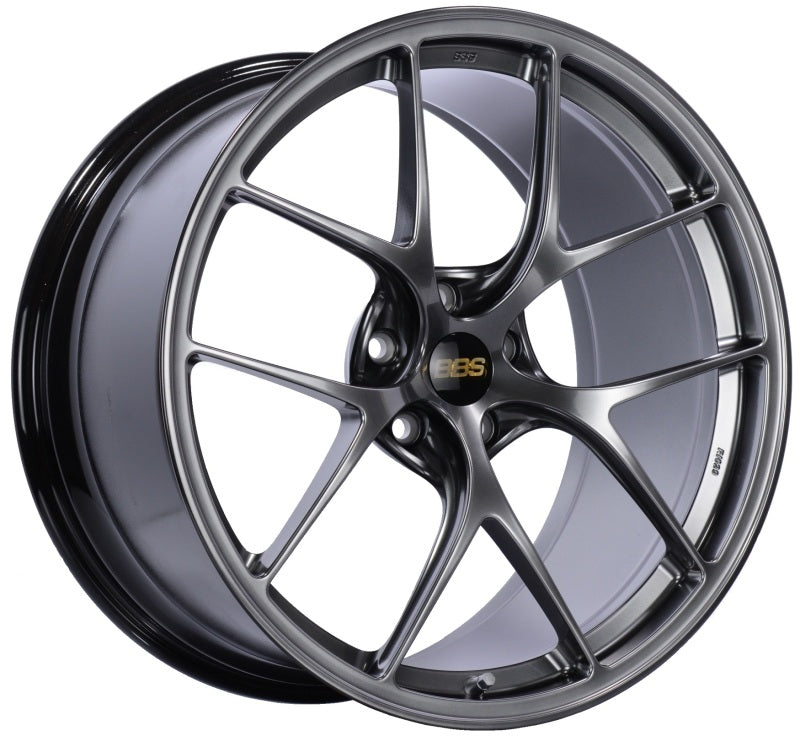 BBS RI-D 20x10 5x112 ET19 Diamond Black Wheel -82mm PFS/Clip Required BBS