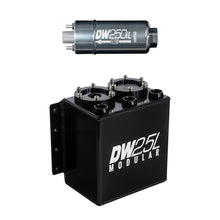 Load image into Gallery viewer, DeatschWerks 2.5L Modular Surge Tank (Incl. 1 DW250iL In-Line Fuel Pump)