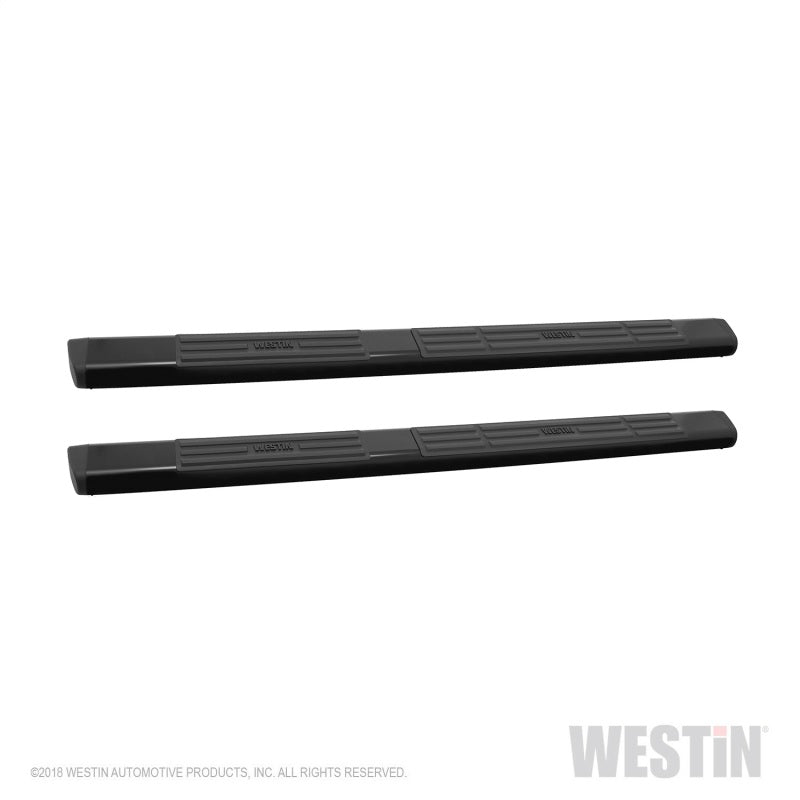 Westin Premier 6 in Oval Side Bar - Mild Steel 75 in - Black - eliteracefab.com