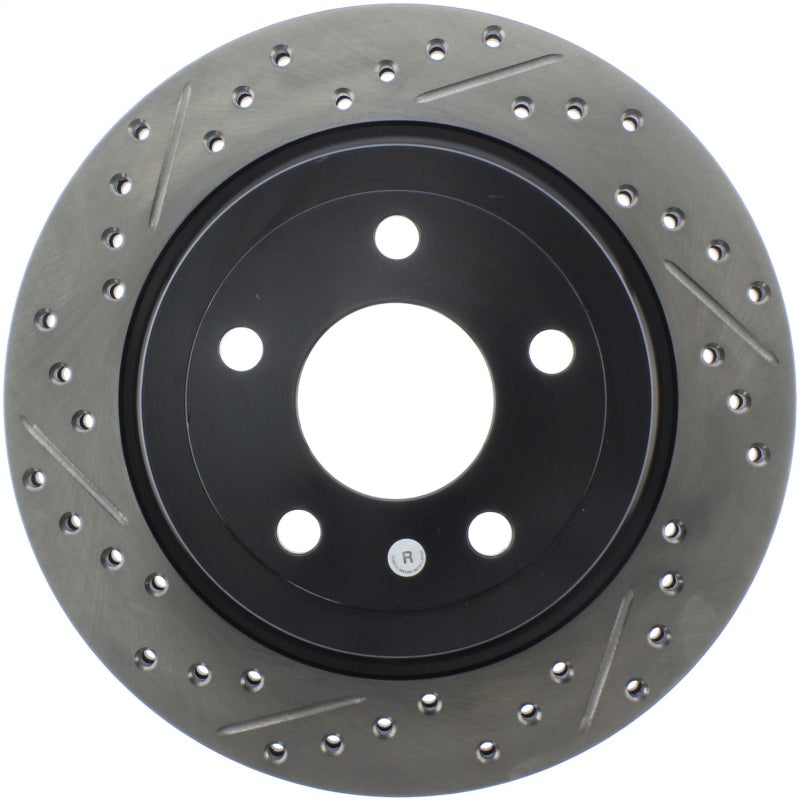 StopTech Slotted & Drilled Sport Brake Rotor - eliteracefab.com