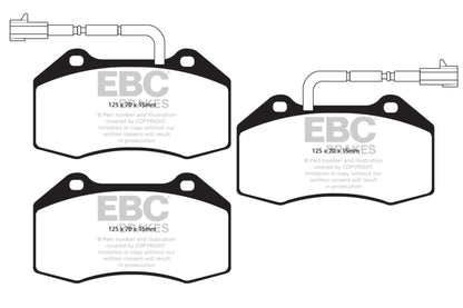 EBC RedStuff Front Brake Pads - DP32021/2C EBC