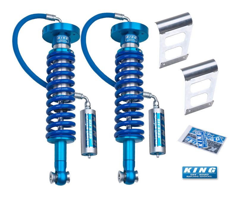King Shocks 09-13 Ford F150 2WD/4WD Front 2.5 Dia Remote Reservoir Coilover (Pair) - eliteracefab.com