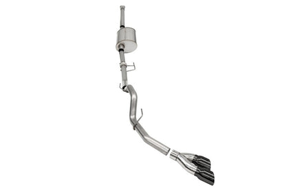 Corsa 2021-2022 Ford F-150 SuperCrew/6.5in Bed 3.5L V6 Sport Cat-Back Single Side Exit-Black PVD CORSA Performance
