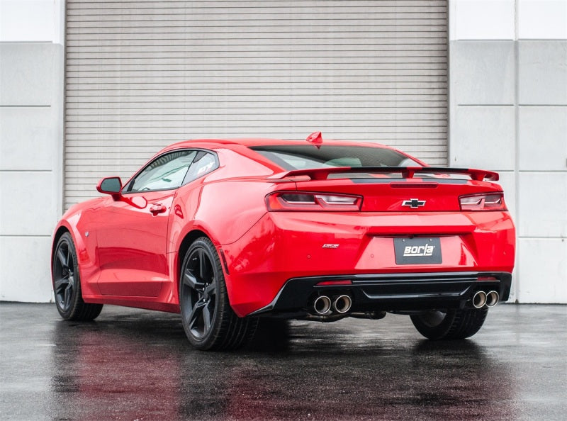 Borla Chevy 16-17 Camaro 6.2L ATAK Catback w/ Dual Tips (NPP) Dual Split Rear Exit - eliteracefab.com