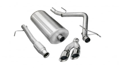 Corsa 09-13 Chevrolet Silverado Reg. Cab/Long Bed 1500 4.8L V8 Polished Sport Cat-Back Exhaust CORSA Performance