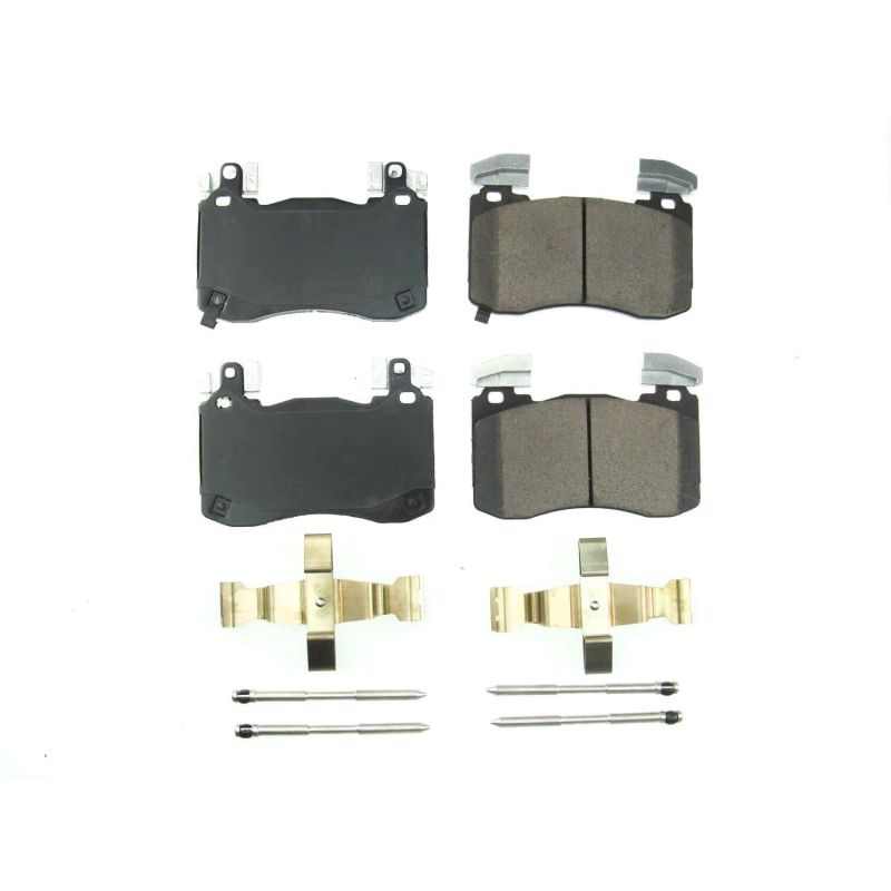 Power Stop 18-19 Kia Stinger Front Z17 Evolution Ceramic Brake Pads w/Hardware - eliteracefab.com