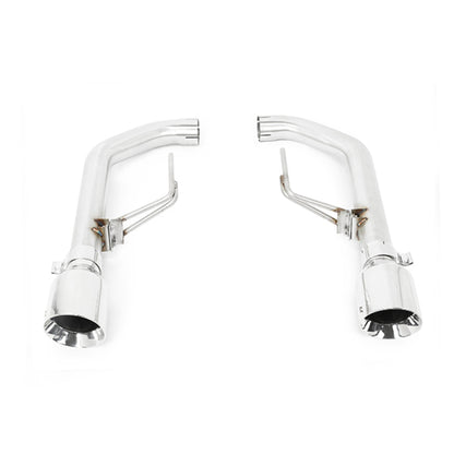 Mishimoto 2015+ Ford Mustang Axleback Exhaust Race w/ Polished Tips - eliteracefab.com