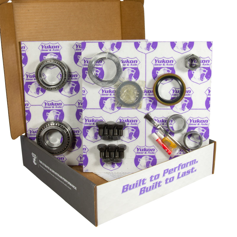 Yukon 8.5in GM 3.73 Rear Ring & Pinion Install Kit Axle Bearings 1.78in Case Journal Yukon Gear & Axle
