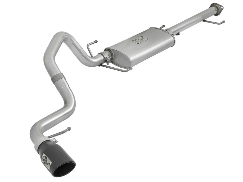 aFe Scorpion 2-1/2in Aluminized Steel Cat-Back Exhaust w/ Black Tips 07-17 Toyota FJ Cruiser V6 4.0L - eliteracefab.com