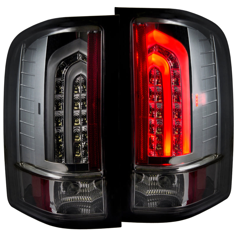 ANZO USA Chevrolet Silverado 1500 Led Taillights Smoke G2; 2007-2013. - eliteracefab.com