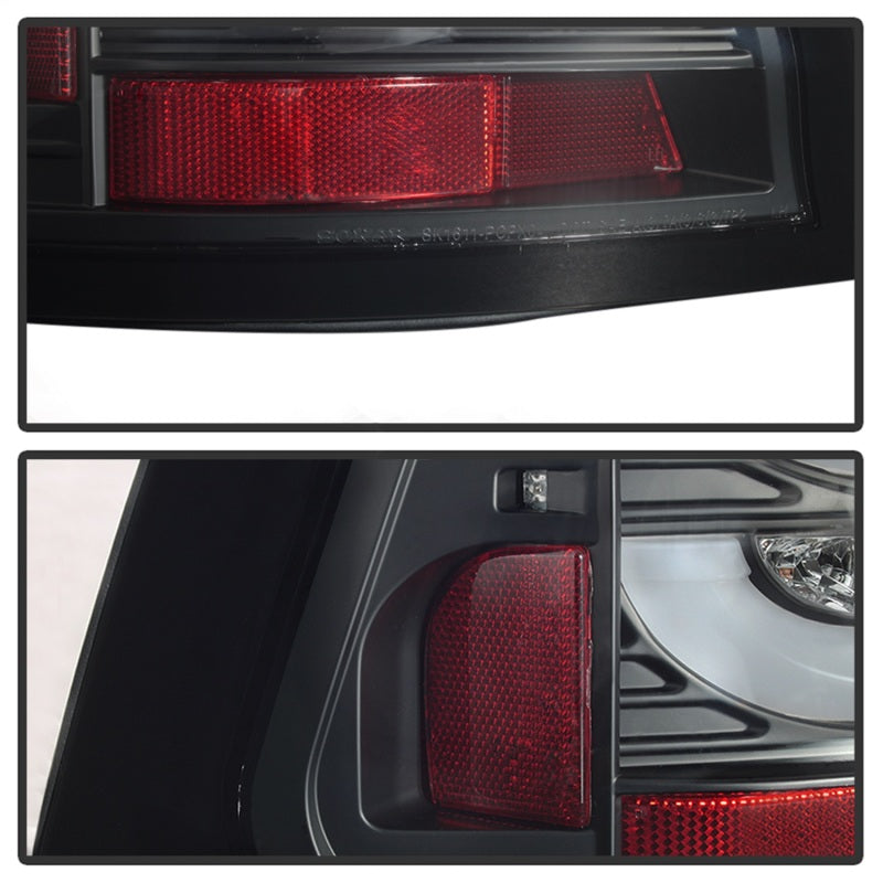 Spyder Pontiac Grand Prix 04-08 Light Bar LED Tail Light Black ALT-YD-PGP04-LED-BK - eliteracefab.com