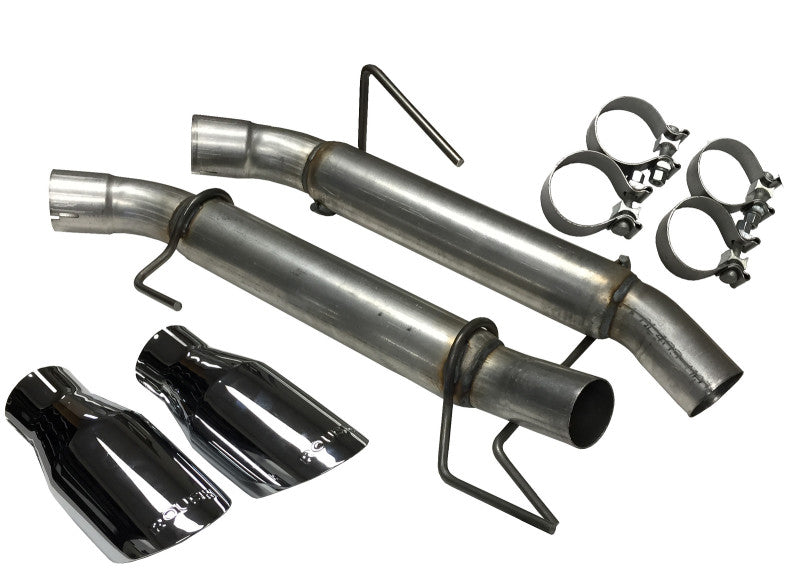 ROUSH 2005-2010 Ford Mustang V8 Extreme Axle-Back Exhaust Kit - eliteracefab.com