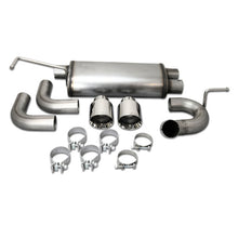 Load image into Gallery viewer, JBA 07-18 Jeep Wrangler JK 3.8L/3.6L 304SS Dual Rear Exit Axle Back Exhaust JBA