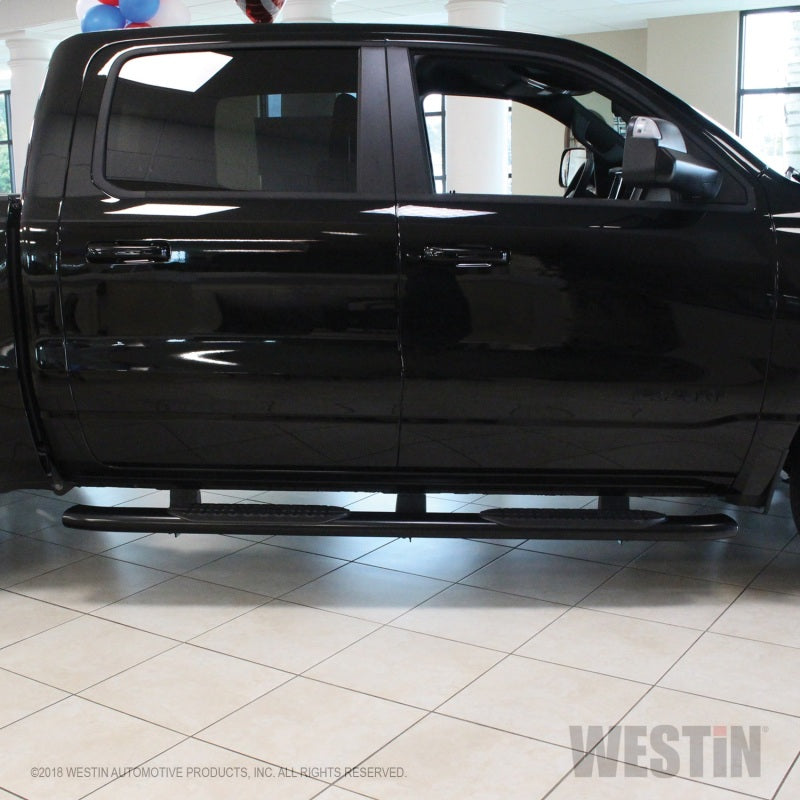 Westin 2019 Ram 1500 Crew Cab (Excl. 2019 Ram 1500 Classic) PRO TRAXX 5 Oval Nerf Step Bars - Black - eliteracefab.com