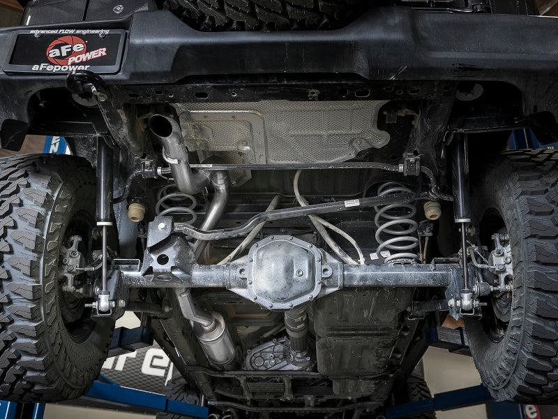 aFe MACH Force-Xp 2.5in 409 SS Catback High-Tuck Exhaust 18-21 Jeep Wrangler (JL) 3.6L 4-Door aFe