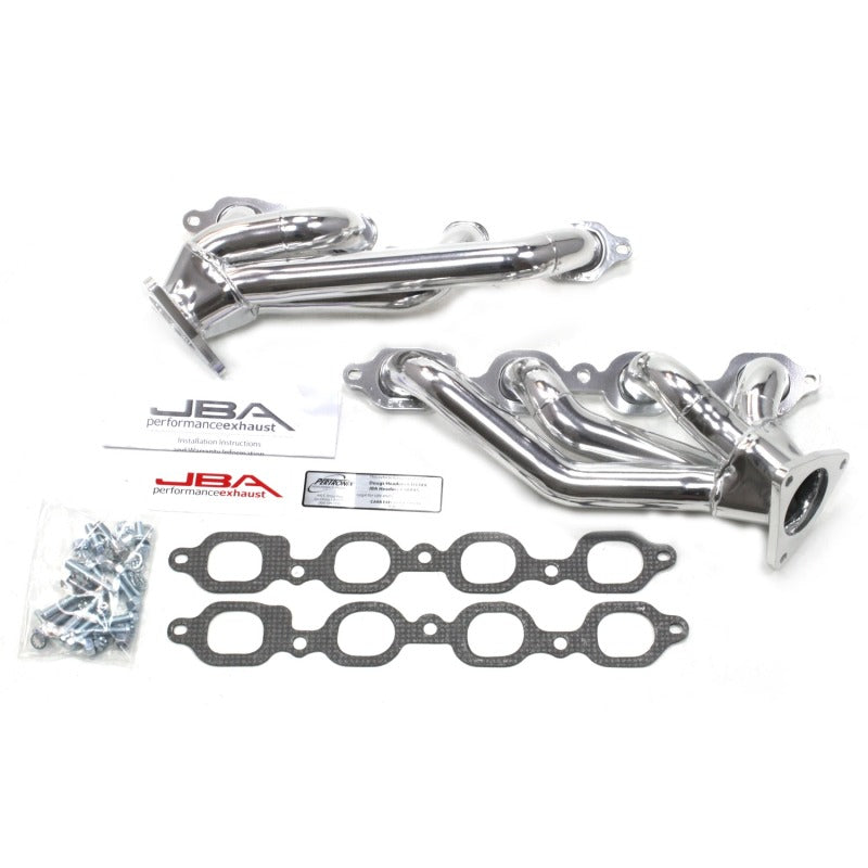 JBA 14-19 GM Truck 5.3L/6.2L DFI 1-5/8in Primary Silver Ctd Cat4Ward Header JBA