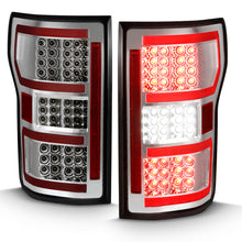 Load image into Gallery viewer, ANZO 2018-2019 Ford F-150 LED Taillight Chrome (Red Light Bar) (w/ Sequential) - eliteracefab.com