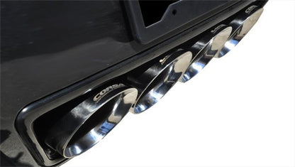 Corsa 15+ Chevy Corvette Z06 (Grand Sport M/T Only) 3in Axle Back Xtreme Exhaust Pol Quad 4.5in Tip - eliteracefab.com