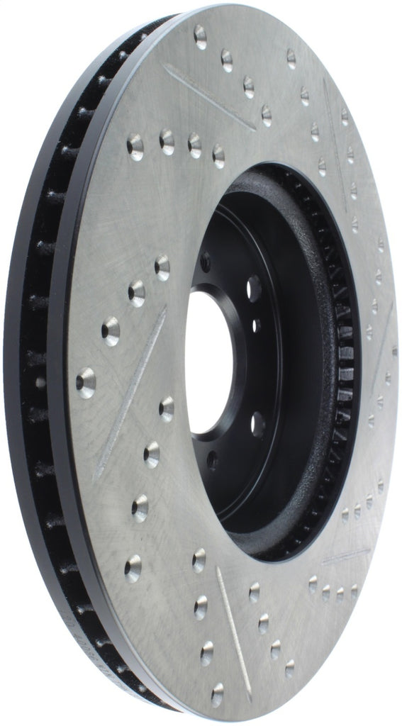 StopTech Slotted & Drilled Sport Brake Rotor Front Right 13 Honda Accord Sport - eliteracefab.com